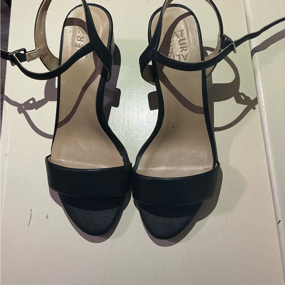 Naturalizer Black Ankle Strap Heels